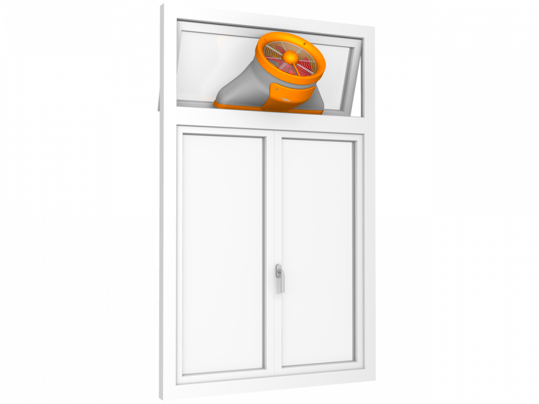 MontageBsp Oberlicht nach außen geschwenkt 1