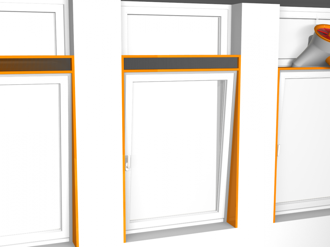 Schallaemmung und Lufterhitzer